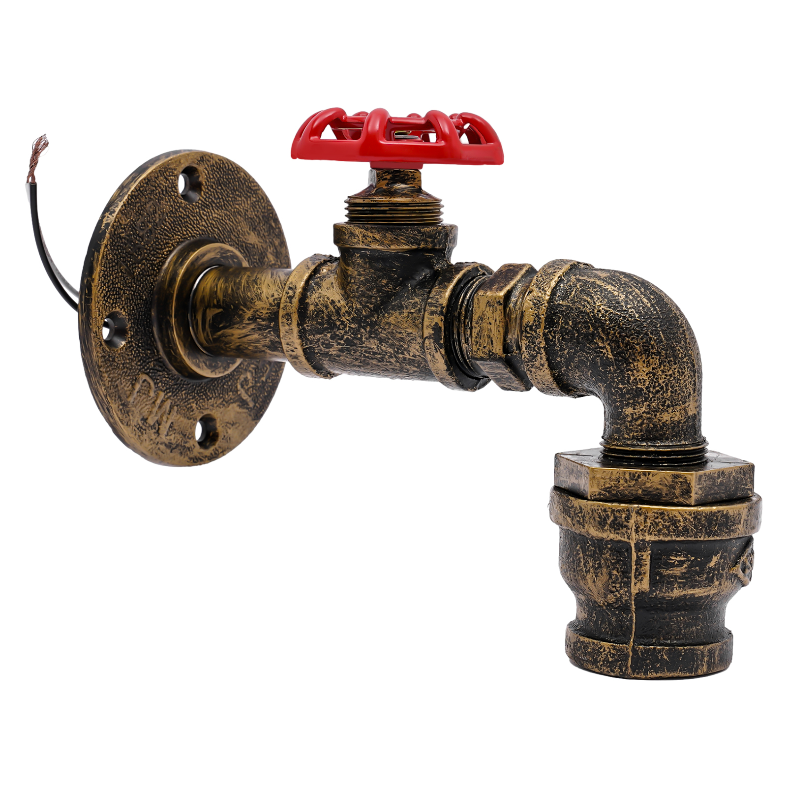 2PCS Wall Sconces, Faucet Sconce, Vintage Sconce, Illumination Area: 5m², Creative Appearance, 17 * 14cm