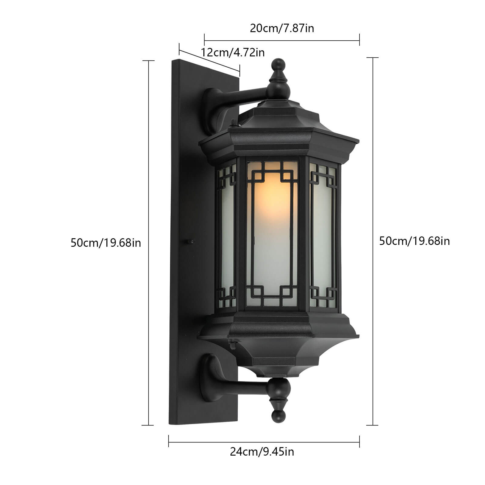 Retro Outdoor Wall Light, Wall Mount Lighting Fixture, Wall Light, New-Chinese Style Retro Outdoor Wall Light, Wall Mount Lighting Fixture, Wall Light, New-Chinese Style
