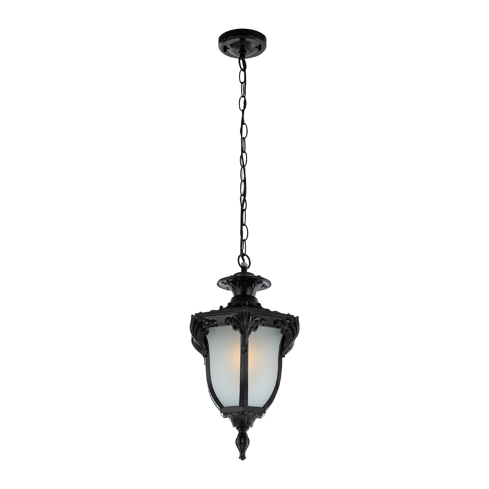 Porch pendant light, Outdoor chandelier, Pendant lights, Total height: 93cm, Black Porch pendant light, Outdoor chandelier, Pendant lights, Total height: 93cm, Black