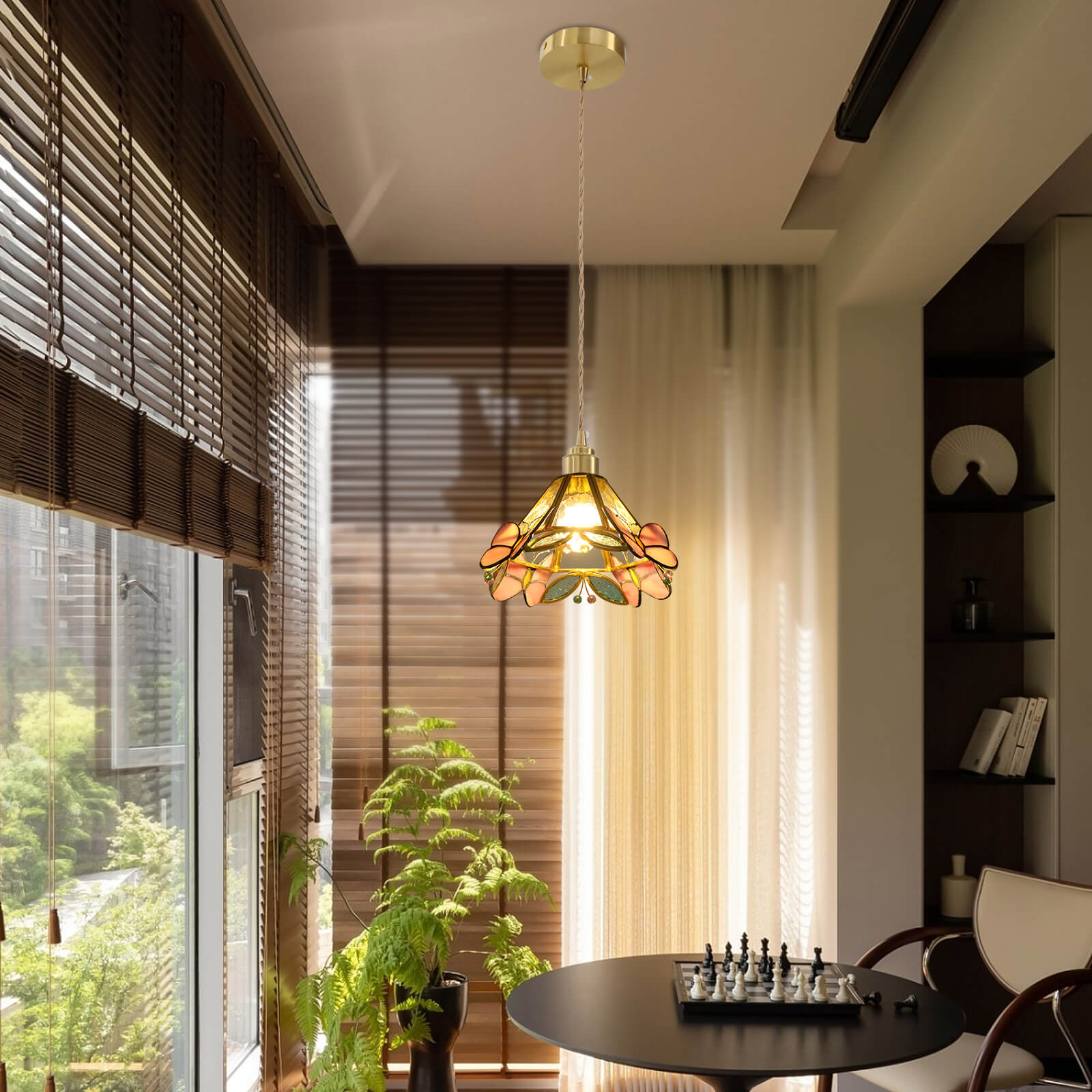 Glass Modern Pendant Light, Butterfly Shaped Pendant Light, Ceiling-mounted Light, Semi Flush Mount, for the bedroom, girls' room Glass Modern Pendant Light, Butterfly Shaped Pendant Light, Ceiling-mounted Light, Semi Flush Mount, for the bedroom, girls' room