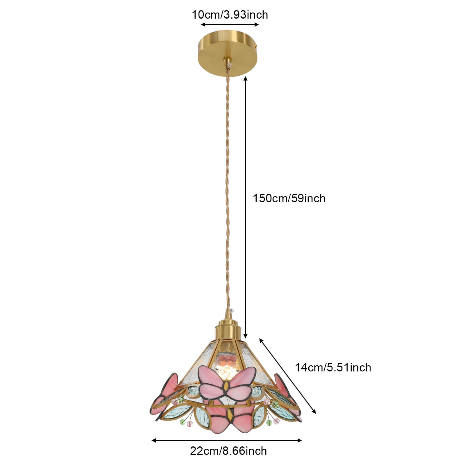 Glass Modern Pendant Light, Butterfly Shaped Pendant Light, Ceiling-mounted Light, Semi Flush Mount, for the bedroom, girls' room Glass Modern Pendant Light, Butterfly Shaped Pendant Light, Ceiling-mounted Light, Semi Flush Mount, for the bedroom, girls' room