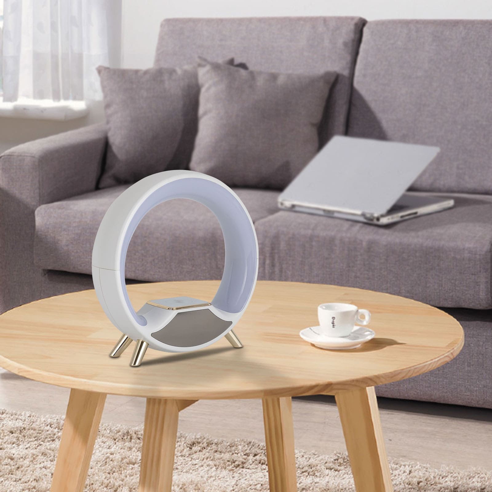 LED Tabletop Light Portable Charging Bedside Lamp Atmosphere Lamp with Bluetooth Speaker Placed In The Bedroom Children's Room