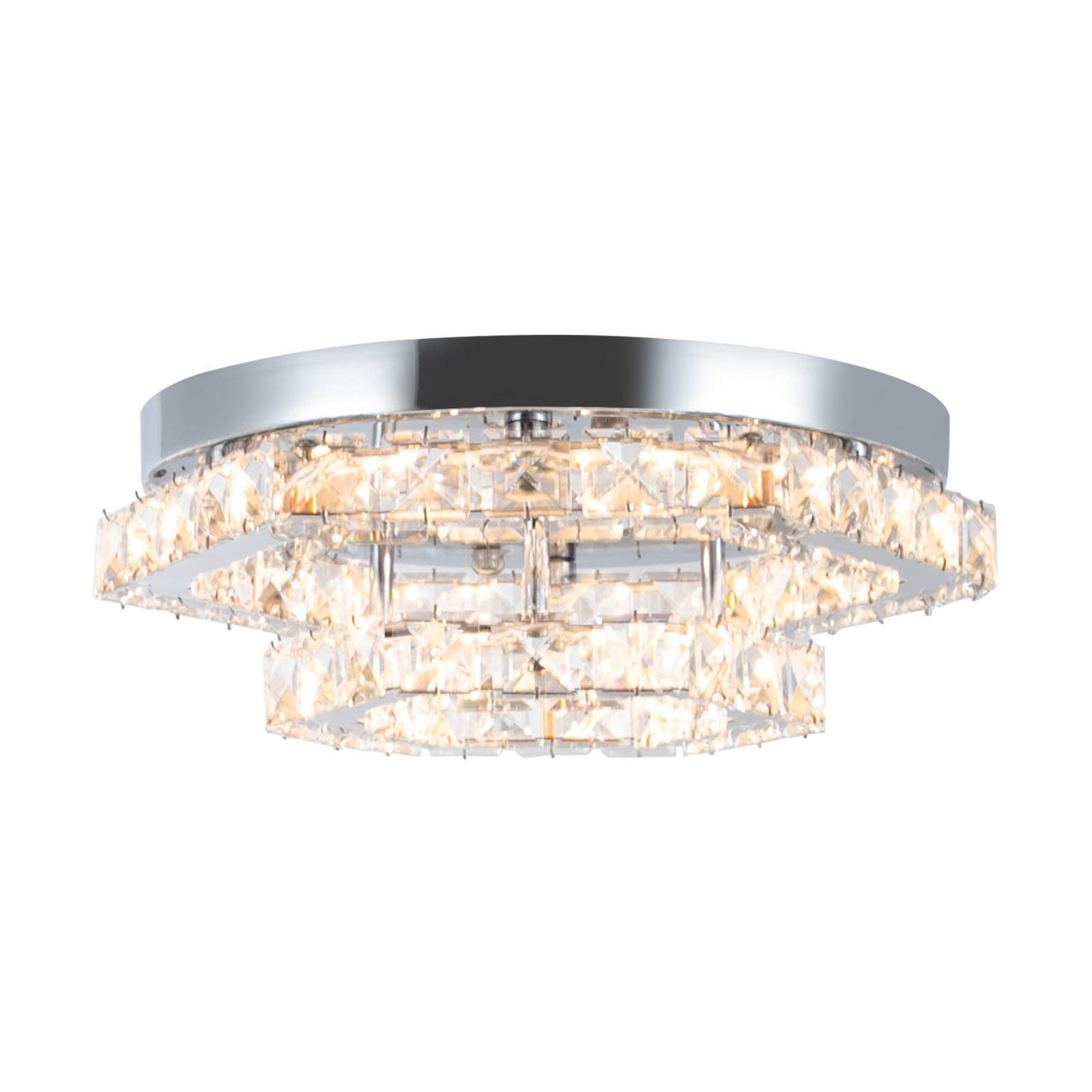 CNCEST Ceiling Light Crystal Ceiling Light Modern Crystal Ceiling Light