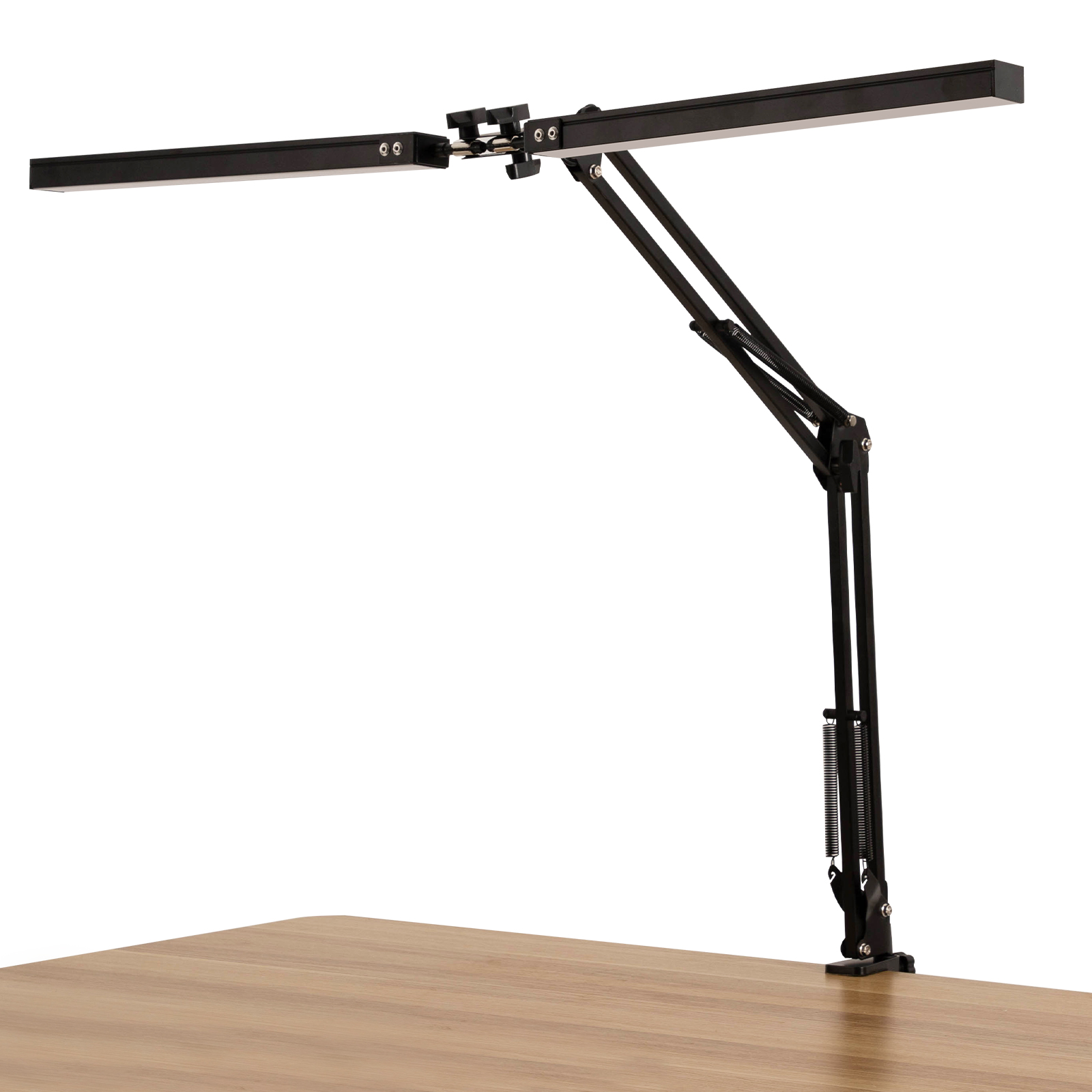 Table Reading Lamp, Push Button LED Desk Lamp, Desk Lamp, Adjustable Brightness and Illumination