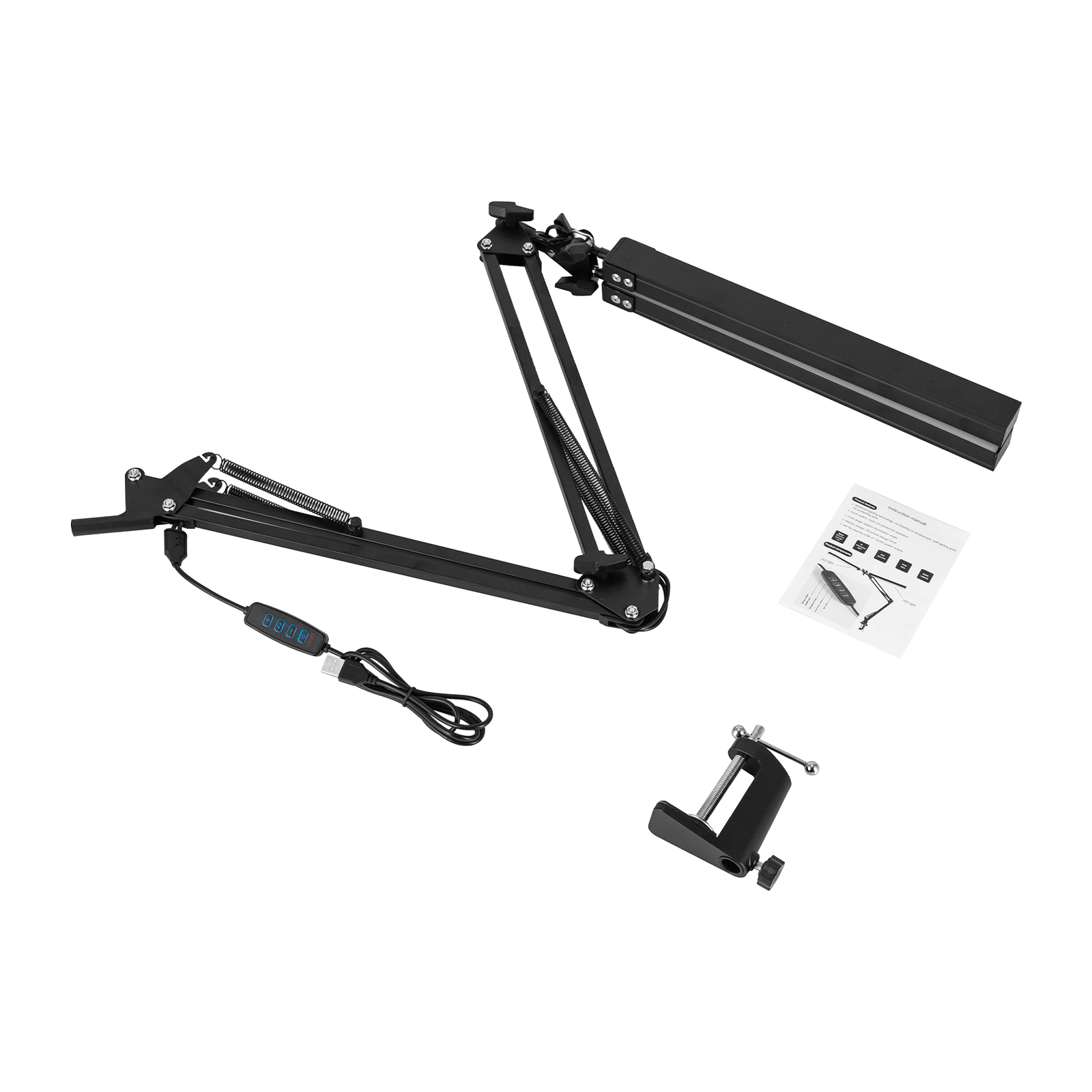 Table Reading Lamp, Push Button LED Desk Lamp, Desk Lamp, Adjustable Brightness and Illumination Table Reading Lamp, Push Button LED Desk Lamp, Desk Lamp, Adjustable Brightness and Illumination