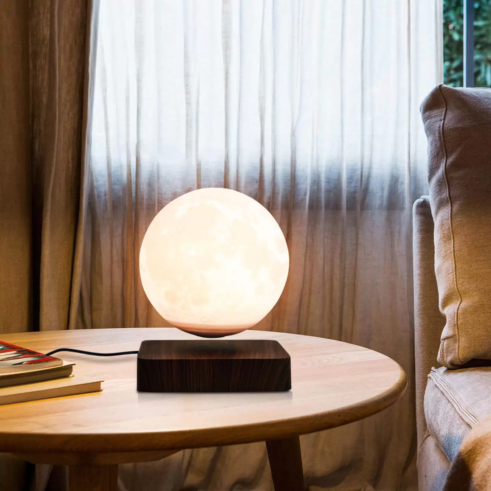 Moon Lamp 3D Printing Magnetic Levitating Moon Light Lamps for Home Office Decor Creative Gift Has 3 Colors Modes Moon Lamp 3D Printing Magnetic Levitating Moon Light Lamps for Home Office Decor Creative Gift Has 3 Colors Modes