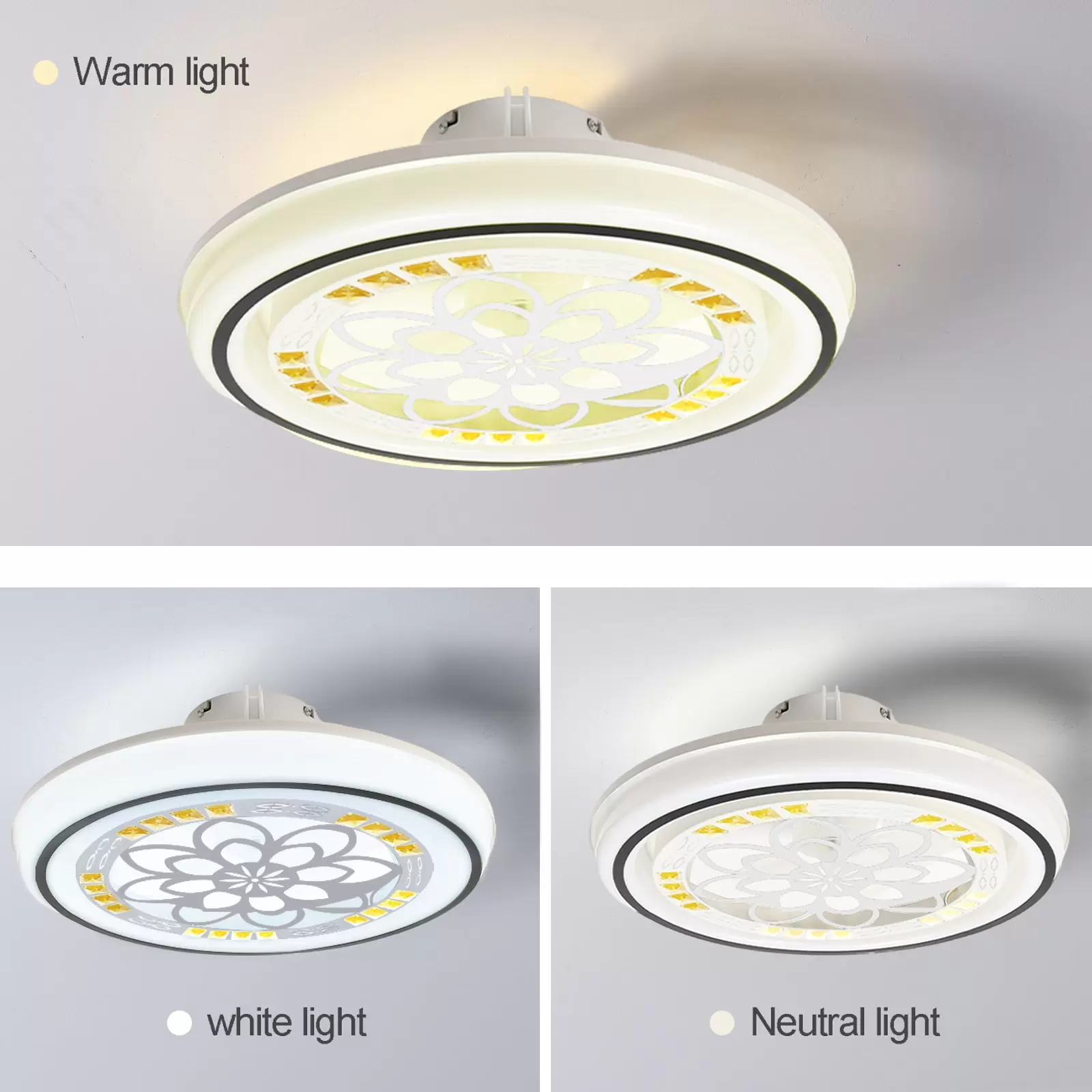 Ceiling Light Remote Control Ceiling Modern LED Living Room Bedroom Fan Lamp Round Bladeless Ceiling Fan Light LED Dimmable Chandelier Lamp Ceiling Light Remote Control Ceiling Modern LED Living Room Bedroom Fan Lamp Round Bladeless Ceiling Fan Light LED Dimmable Chandelier Lamp