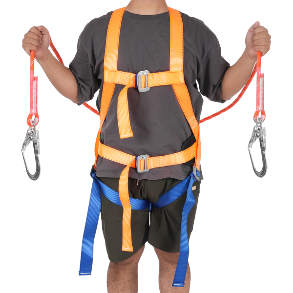 5-Point Full-Body Safety Harness, Fall Protection Harness, Fall Protection Harness with Buffer