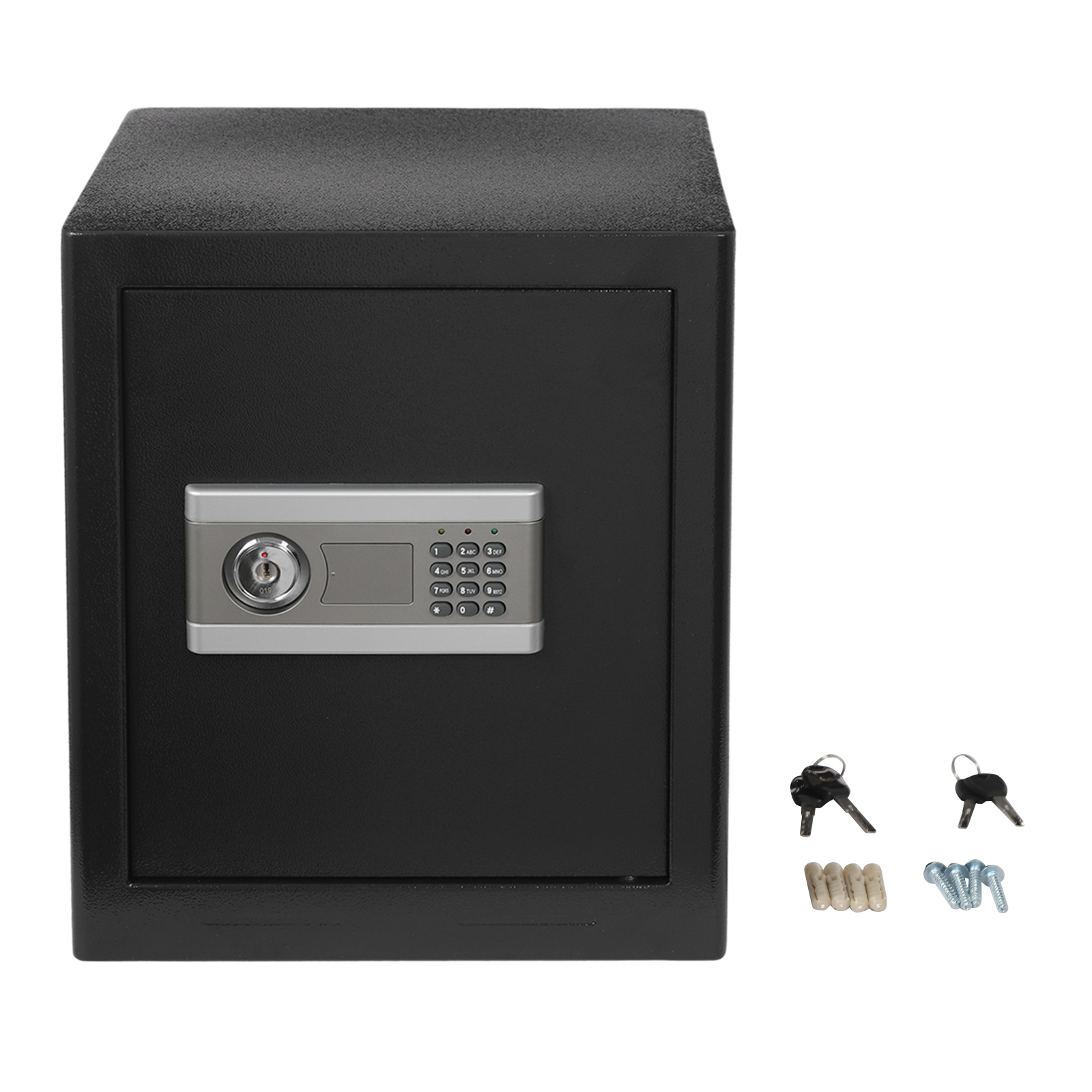 9-S45EFK Large Safe Box, Large Home Safe, Safe Box for Home Use - Black Q195 Carbon Steel