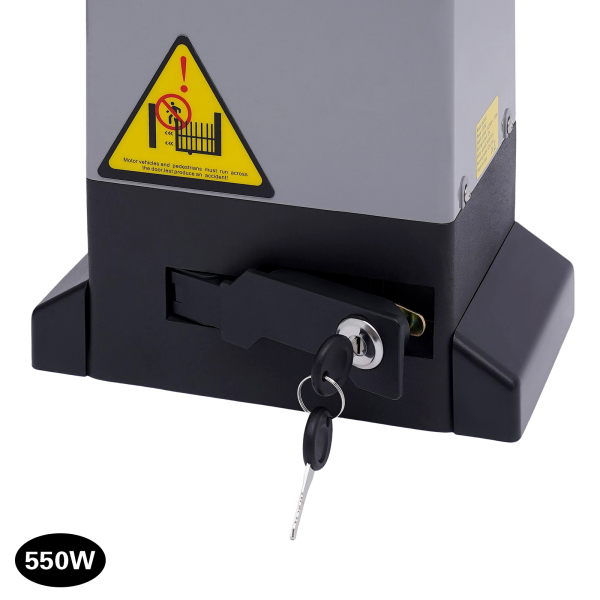 CNCEST 550W Electric Sliding Gate Opener Remote Control 1200 Kg Combination Lock Drive Garage Door Sliding Gate Opener