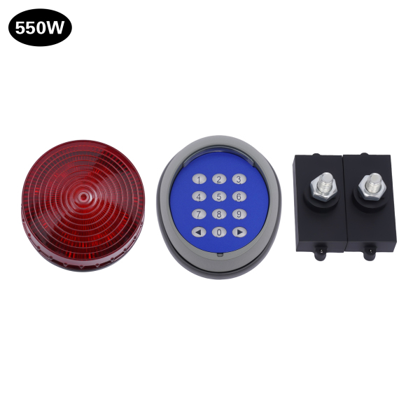 CNCEST 550W Electric Sliding Gate Opener Remote Control 1200 Kg Combination Lock Drive Garage Door Sliding Gate Opener