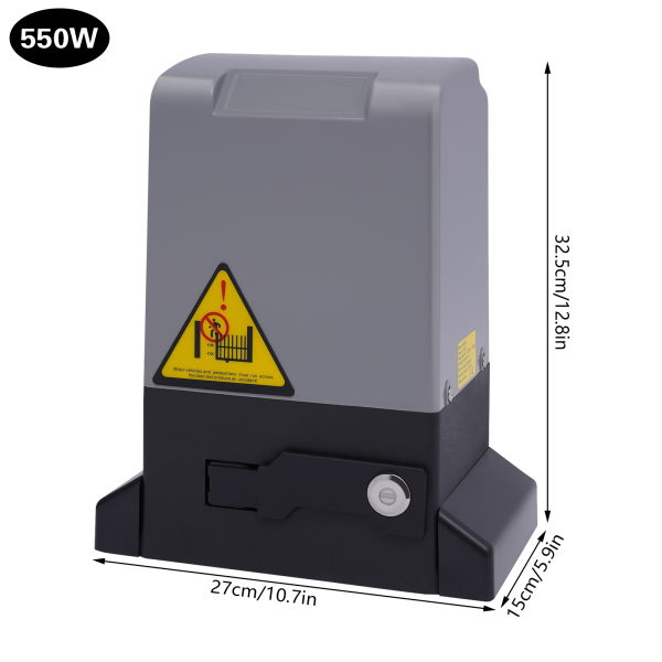 CNCEST 550W Electric Sliding Gate Opener Remote Control 1200 Kg Combination Lock Drive Garage Door Sliding Gate Opener