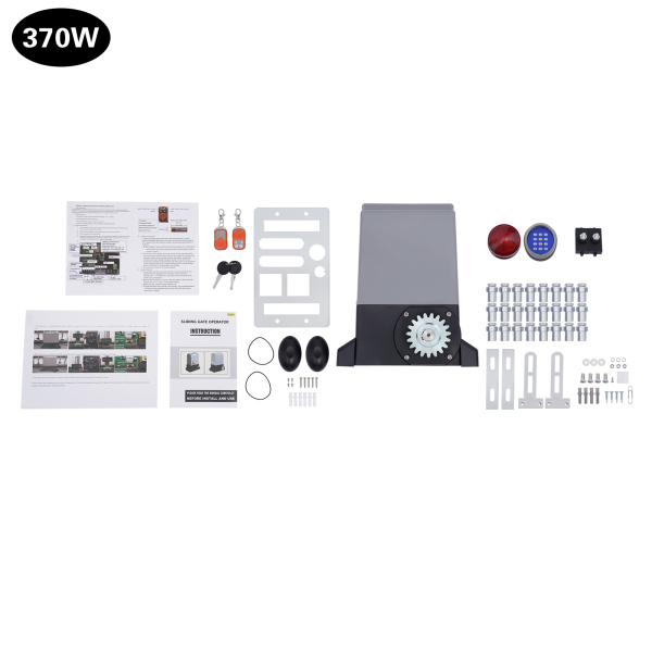 370 W Electric Sliding Gate Opener 800kg Automation Garage Door Sliding Gate Opener Hard Gate 10.8*6.1*12.6 Inch Use It In Hotels Factories 370 W Electric Sliding Gate Opener 800kg Automation Garage Door Sliding Gate Opener Hard Gate 10.8*6.1*12.6 Inch Use It In Hotels Factories