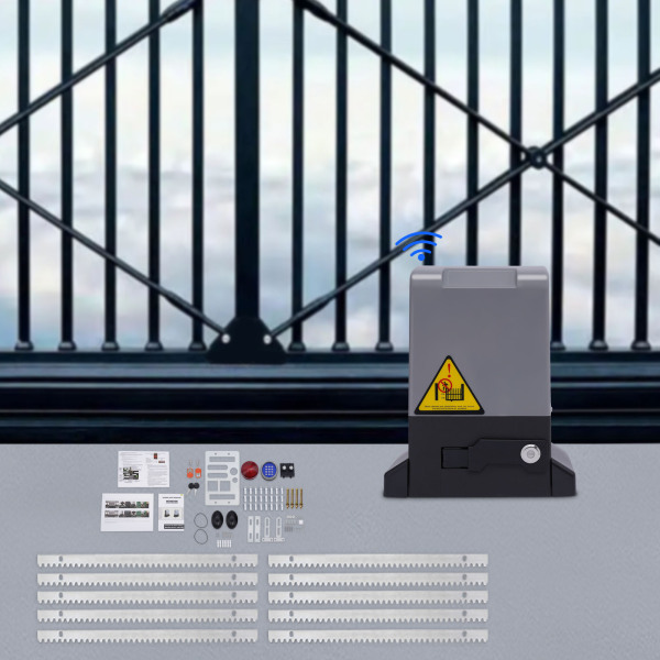 370 W Electric Sliding Gate Opener 800kg Automation Garage Door Sliding Gate Opener Hard Gate 10.8*6.1*12.6 Inch Use It In Hotels Factories