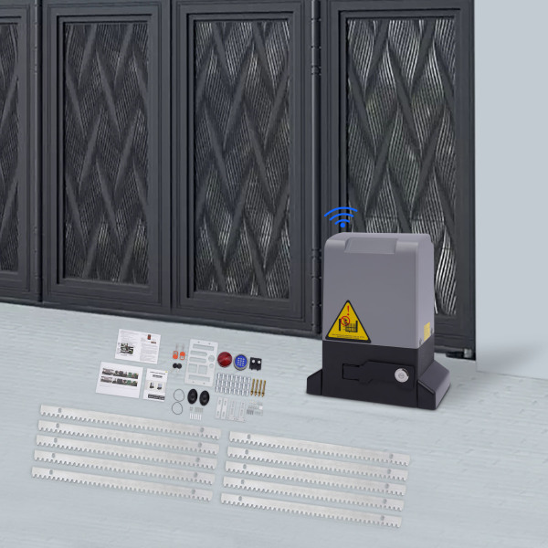 370 W Electric Sliding Gate Opener 800kg Automation Garage Door Sliding Gate Opener Hard Gate 10.8*6.1*12.6 Inch Use It In Hotels Factories