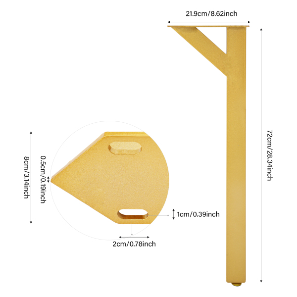 4pcs Y-shaped Table Legs Modern Desk Legs, Table Legs, Metal Table Legs for Coffee Tables, End Tables
