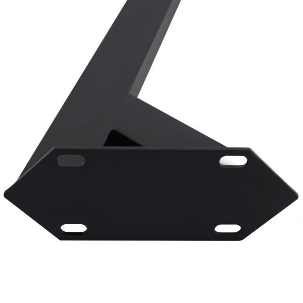 4pcs Y Shape Modern Desk Legs, Table Legs, Metal Table Legs for Coffee Tables - Black
