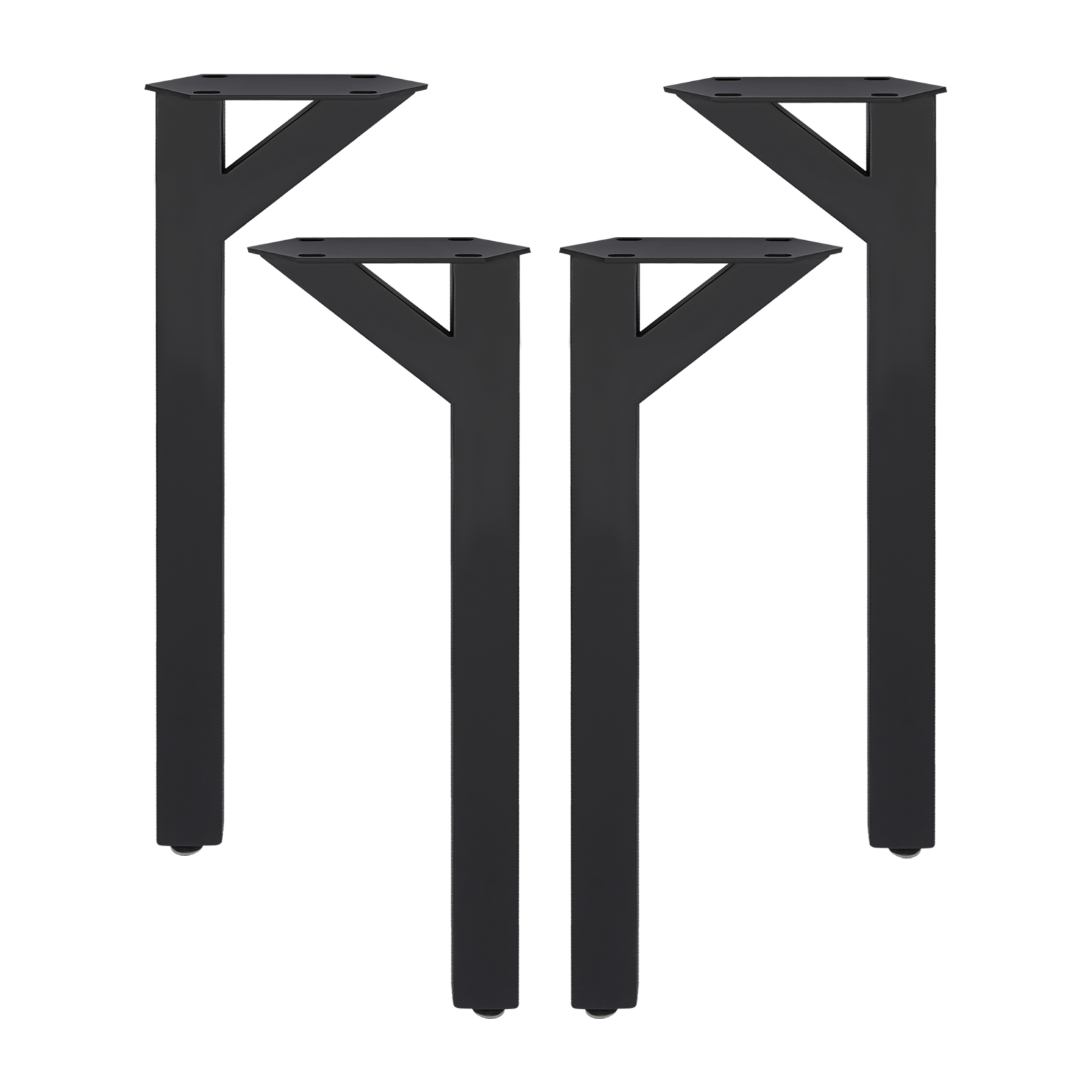 4pcs Y Shape Modern Desk Legs, Table Legs, Metal Table Legs for Coffee Tables - Black 4pcs Y Shape Modern Desk Legs, Table Legs, Metal Table Legs for Coffee Tables - Black