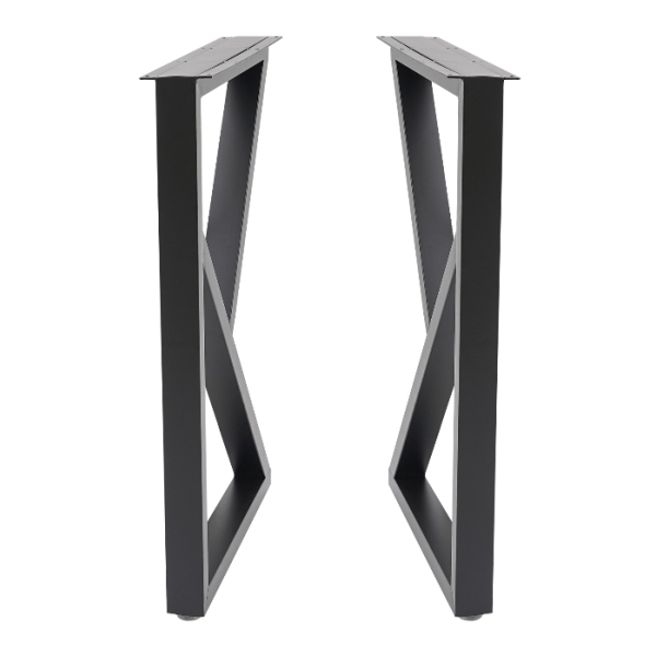 2 x Wrought Iron Table Legs, Max Load 200kg, Black, Suitable for Bedrooms, Hotels and Restaurants 2 x Wrought Iron Table Legs, Max Load 200kg, Black, Suitable for Bedrooms, Hotels and Restaurants