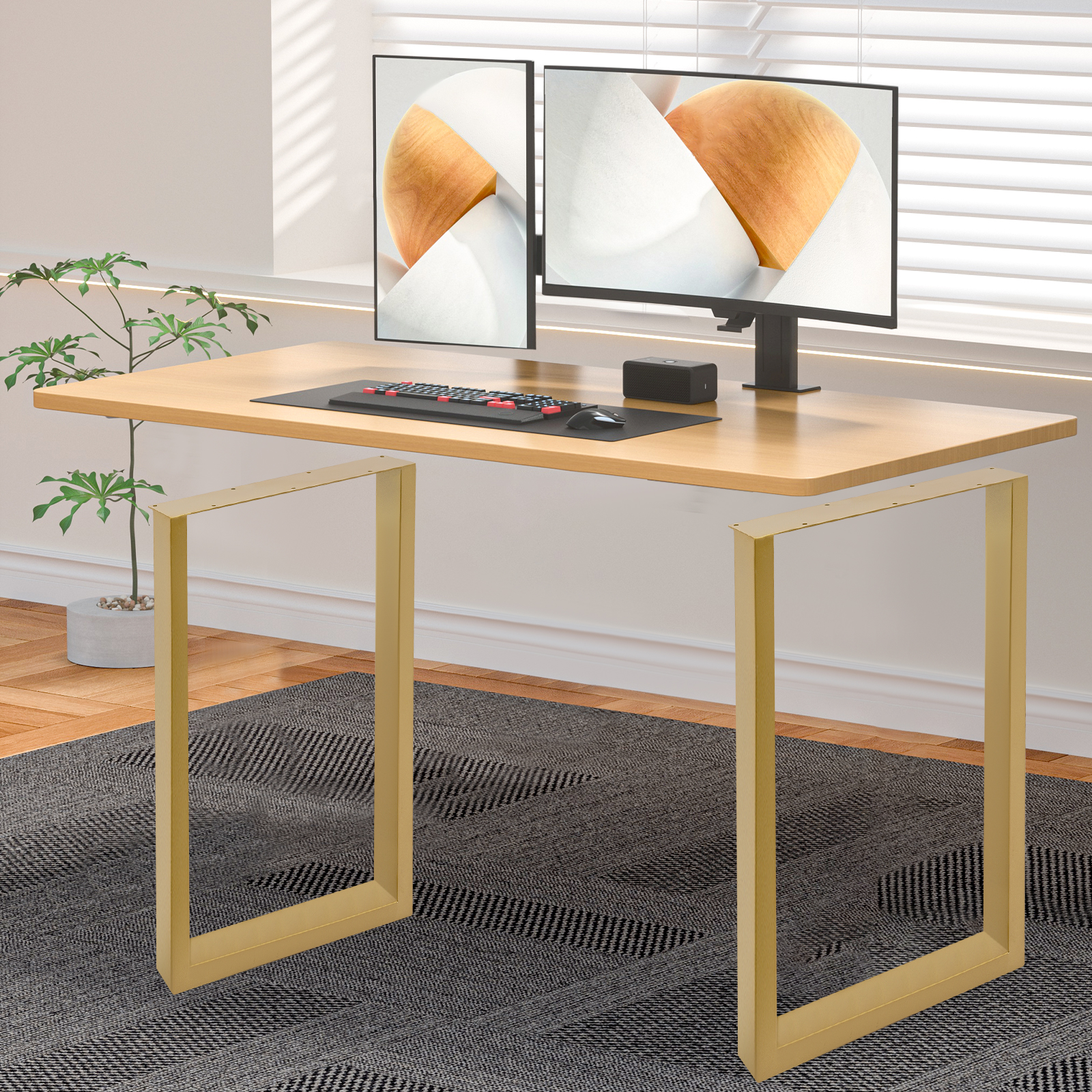 Metal Furniture Legs Industrial Metal Table Legs Dining Table Legs Suitable For Bedrooms Hotels Dining Rooms 50*7*71cm Gold Metal Furniture Legs Industrial Metal Table Legs Dining Table Legs Suitable For Bedrooms Hotels Dining Rooms 50*7*71cm Gold