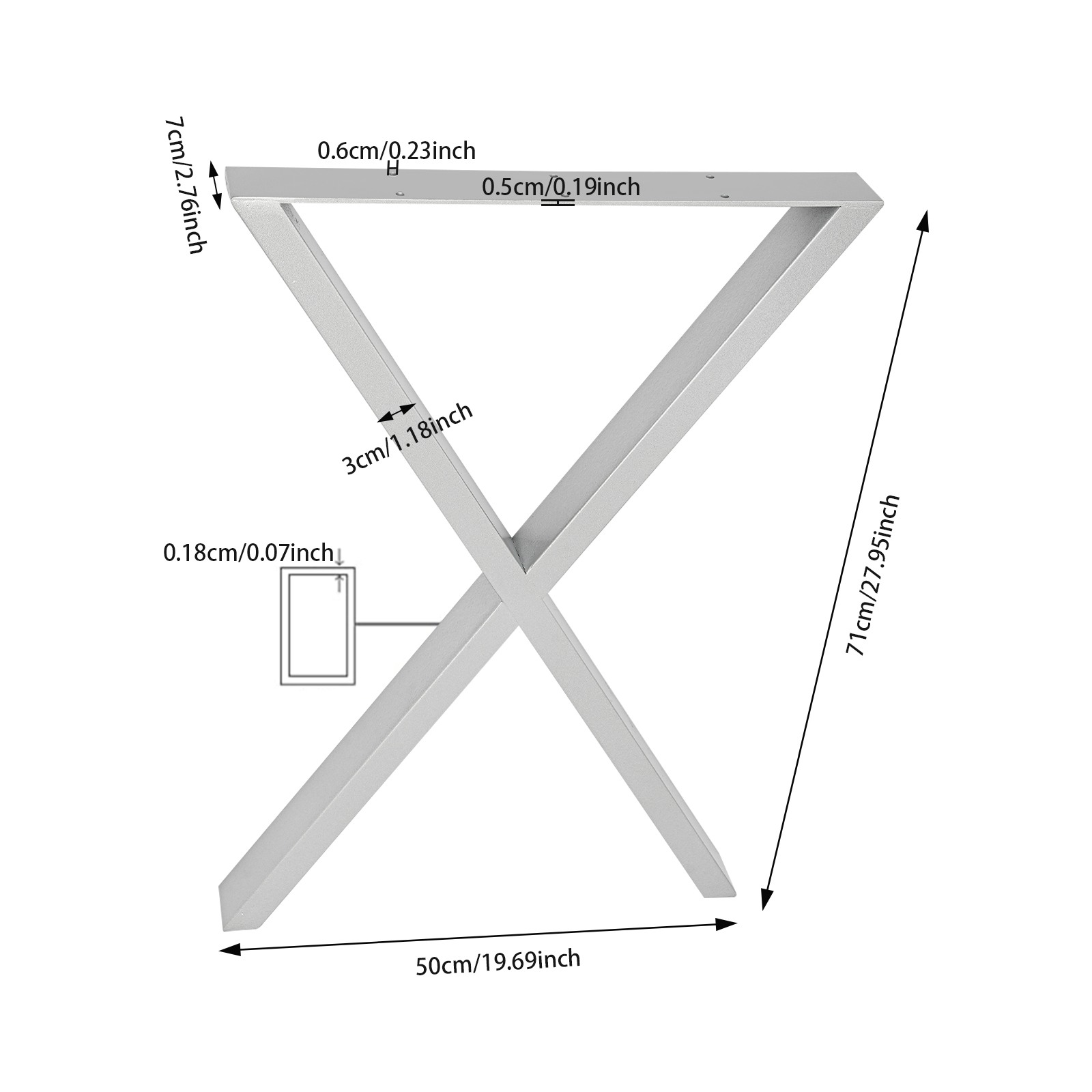 Table Legs, 2PCS Table Legs, X-Shaped Table Legs for Bedrooms, Living Rooms, Balconies, Hotels, Restaurants, Bars Table Legs, 2PCS Table Legs, X-Shaped Table Legs for Bedrooms, Living Rooms, Balconies, Hotels, Restaurants, Bars