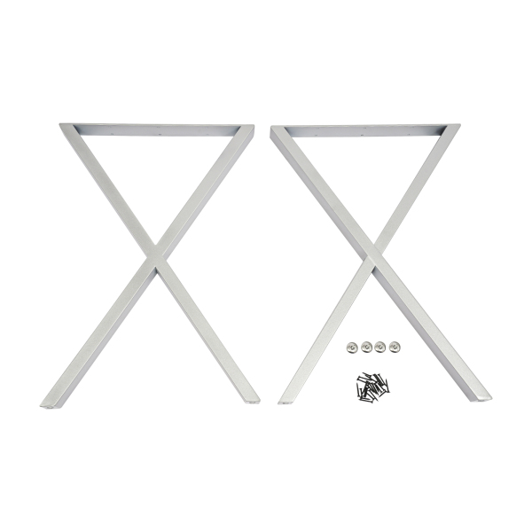 Table Legs, 2PCS Table Legs, X-Shaped Table Legs for Bedrooms, Living Rooms, Balconies, Hotels, Restaurants, Bars