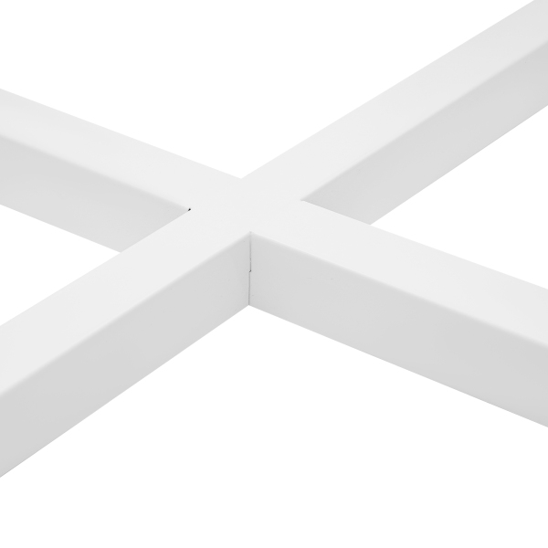 Table Legs, 2PCS Table Legs, X-Shaped Table Legs for Bedrooms, Living Rooms, Balconies, Hotels, Restaurants, Bars - White