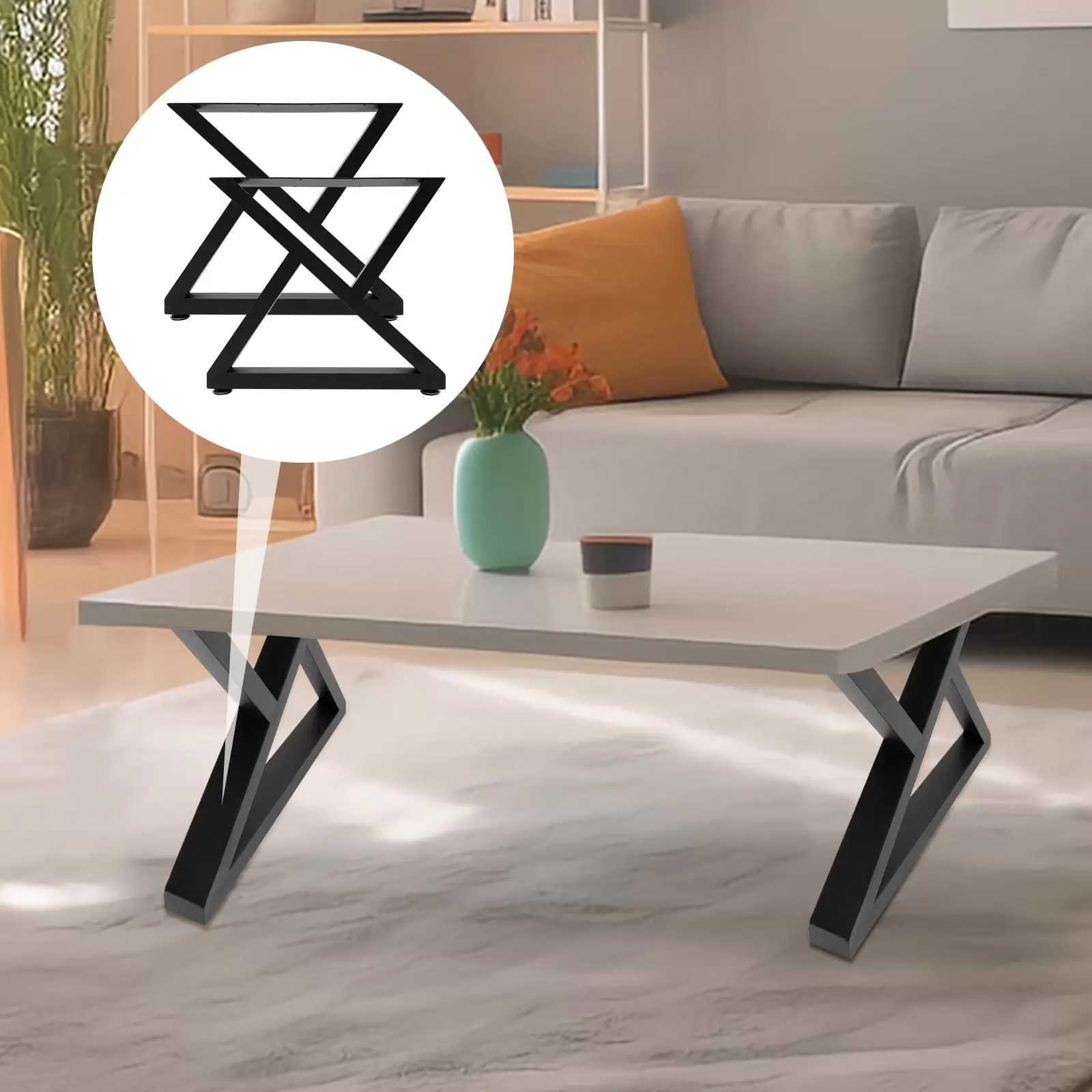 2 Pcs Furniture Legs Industrial Rustic Square Tube Table Legs for DIY Bench Legs 40cm (Black) 2 Pcs Furniture Legs Industrial Rustic Square Tube Table Legs for DIY Bench Legs 40cm (Black)