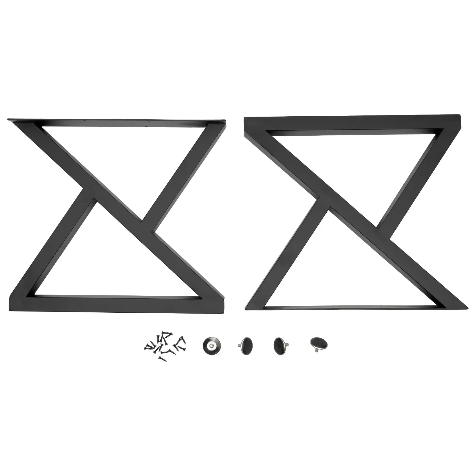 2 Pcs Furniture Legs Industrial Rustic Square Tube Table Legs for DIY Bench Legs 40cm (Black) 2 Pcs Furniture Legs Industrial Rustic Square Tube Table Legs for DIY Bench Legs 40cm (Black)