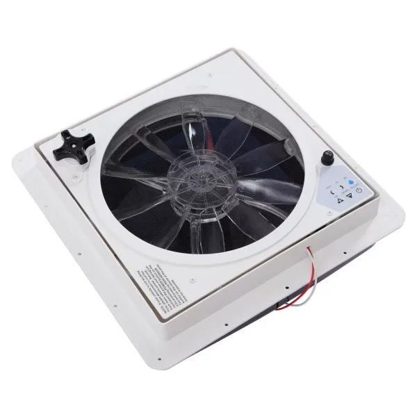 14'' Caravan Accessories Motorhomes Vents 12V Fan Camper RV Roof Exhaust Fan Roof Exhaust Fan Motorhome Roof Fan with  4 Modes Waterproof Material