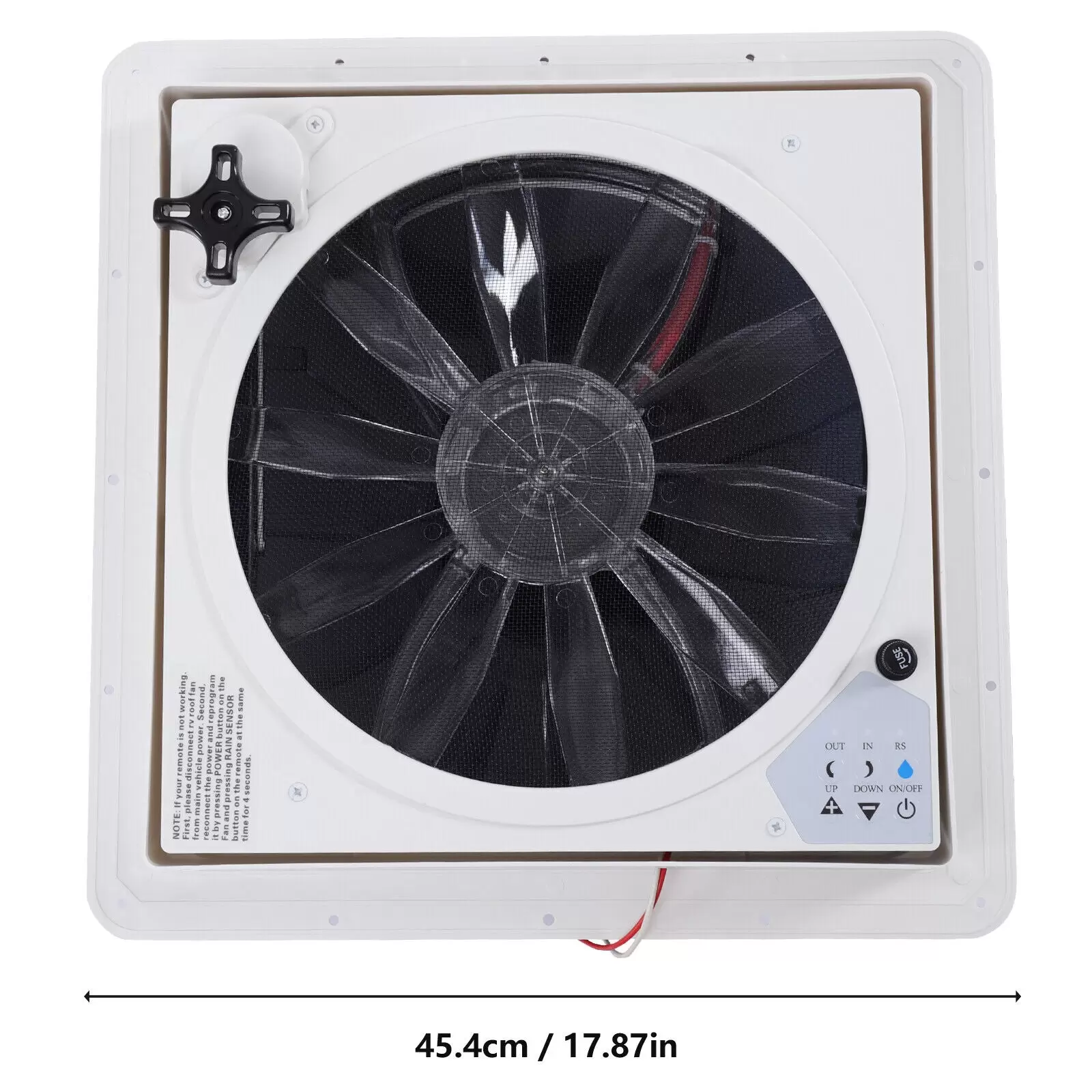 14'' Caravan Accessories Motorhomes Vents 12V Fan Camper RV Roof Exhaust Fan Roof Exhaust Fan Motorhome Roof Fan with 4 Modes Waterproof Material 14'' Caravan Accessories Motorhomes Vents 12V Fan Camper RV Roof Exhaust Fan Roof Exhaust Fan Motorhome Roof Fan with 4 Modes Waterproof Material