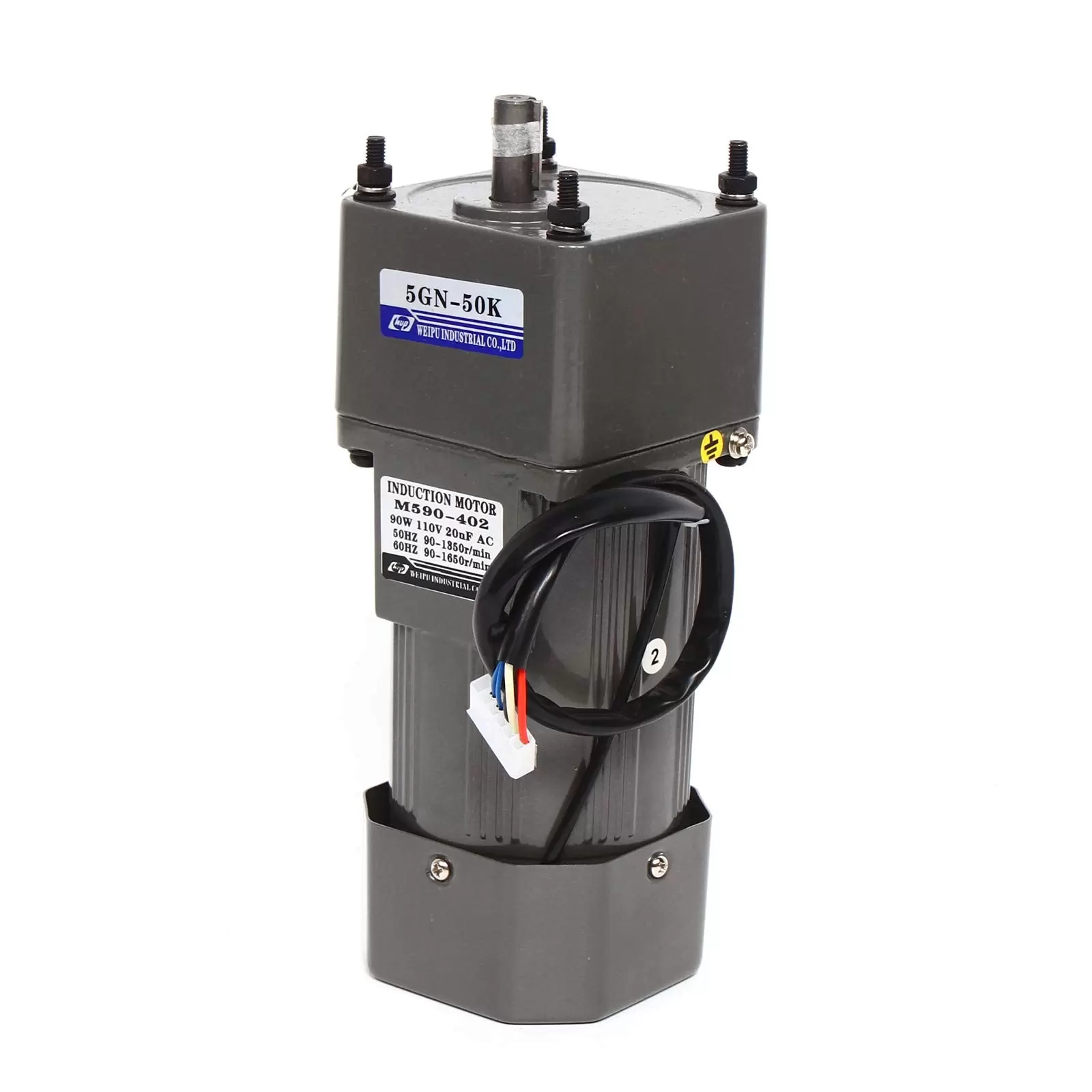 90W 220V 50K 27RPM Gear Motor  Electric Motor AC Torques with Speed Controller Variable Speed Controller 0-27RPM 90W 220V