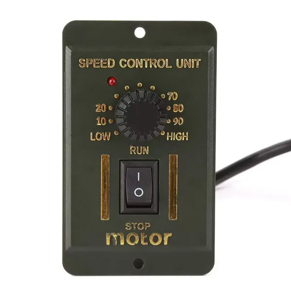 AC Gear Motor 220V 120W 180K Asynchronous Vibration Motor Adjustable Speed Motor for Mechanical Equipment Variable Speed Controller 220V 120W