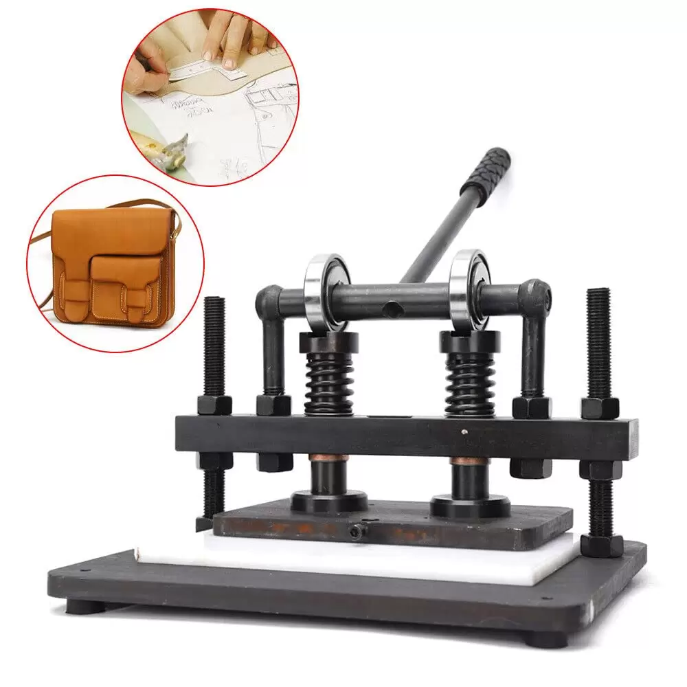 Embossing Press 260 x 160mm - Punching Machine and Embossing Machine - Manual Leather Die Cutter for Cutting Different Materials (0-10mm) Embossing Press 260 x 160mm - Punching Machine and Embossing Machine - Manual Leather Die Cutter for Cutting Different Materials (0-10mm)