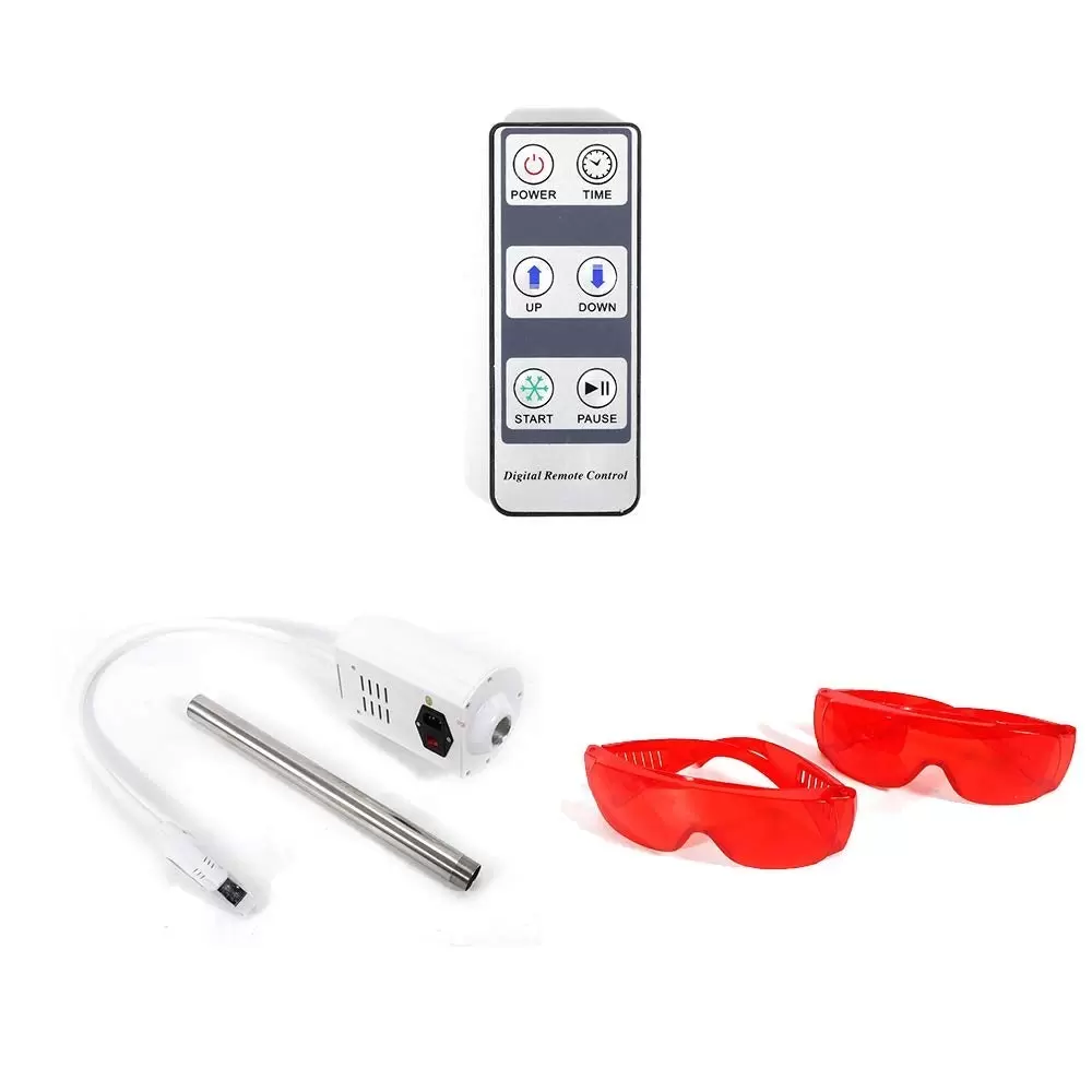 Cold Light LED Lamp Teeth Whitening System Teeth Whitening Machine with 2 Protective Glasses and High Sensitivity Infrared Remote Control for Smoky Black Fluoride Teeth Cold Light LED Lamp Teeth Whitening System Teeth Whitening Machine with 2 Protective Glasses and High Sensitivity Infrared Remote Control for Smoky Black Fluoride Teeth