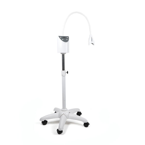 Cold Light LED Lamp Teeth Whitening System Teeth Whitening Machine with 2 Protective Glasses and High Sensitivity Infrared Remote Control for Smoky Black Fluoride Teeth