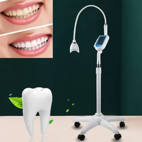 LED Teeth Bleaching Machine Whitening Accelerator Oral Care Dental Teeth Whitening Machine Mobile Lamp Bleaching Cold LED Light Accelerator