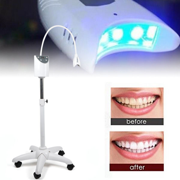 LED Teeth Bleaching Machine Whitening Accelerator Oral Care Dental Teeth Whitening Machine Mobile Lamp Bleaching Cold LED Light Accelerator