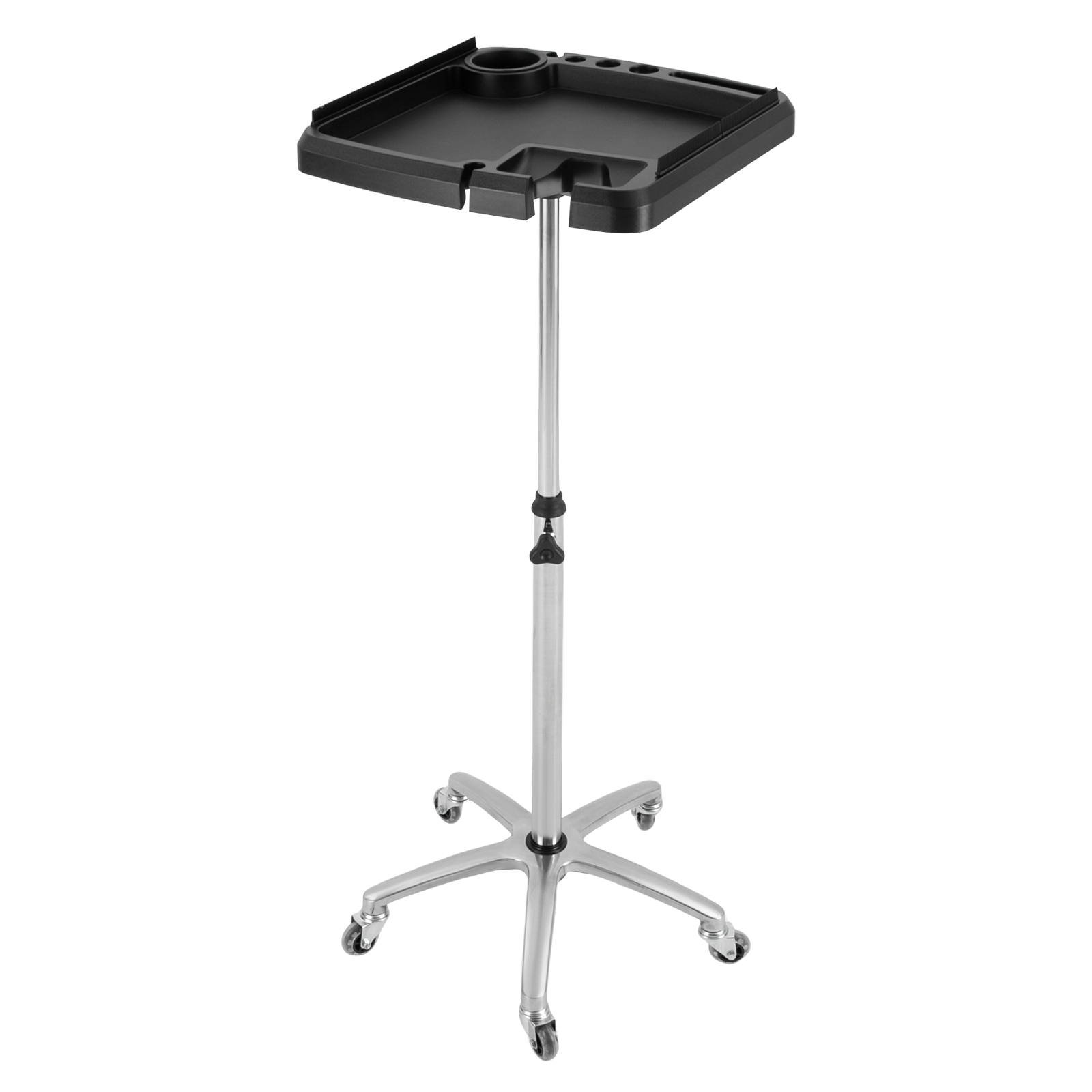 Rolling Salon Tray Cart Hair Extension Tool Tray Cart Movable Hair Extension Cart Widely Used In Hair Salons Beauty Salons Homes Black Silver Rolling Salon Tray Cart Hair Extension Tool Tray Cart Movable Hair Extension Cart Widely Used In Hair Salons Beauty Salons Homes Black Silver