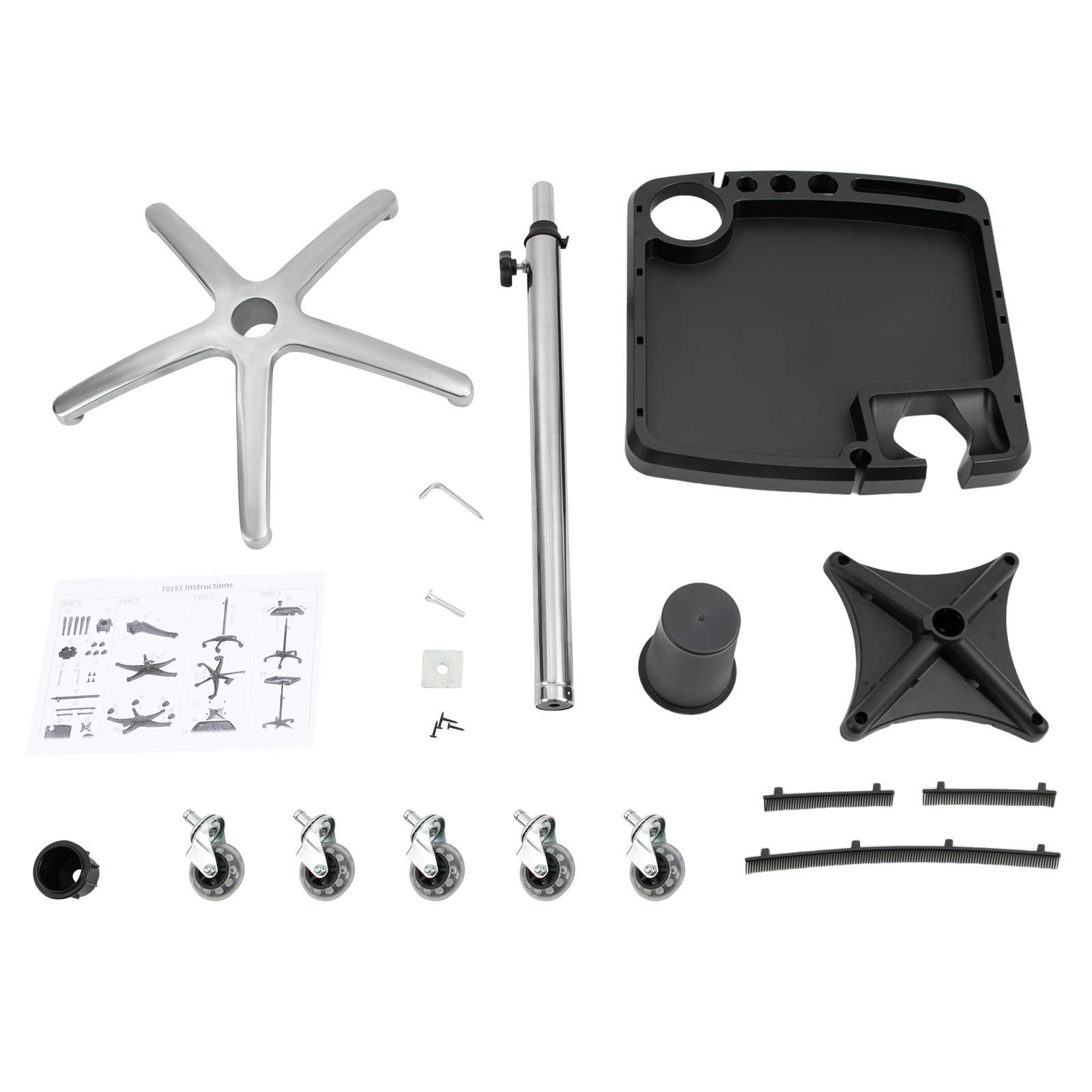 Rolling Salon Tray Cart Hair Extension Tool Tray Cart Movable Hair Extension Cart Widely Used In Hair Salons Beauty Salons Homes Black Silver Rolling Salon Tray Cart Hair Extension Tool Tray Cart Movable Hair Extension Cart Widely Used In Hair Salons Beauty Salons Homes Black Silver
