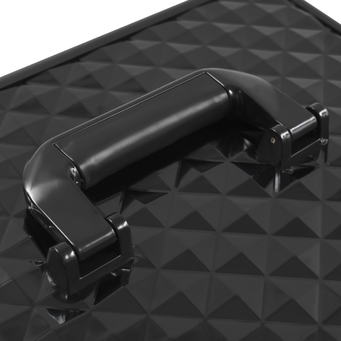 Drawer-type makeup artist storage box, roller makeup box-Black Water Cube Drawer-type makeup artist storage box, roller makeup box-Black Water Cube