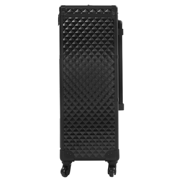 Drawer-type makeup artist storage box, roller makeup box-Black Water Cube Drawer-type makeup artist storage box, roller makeup box-Black Water Cube