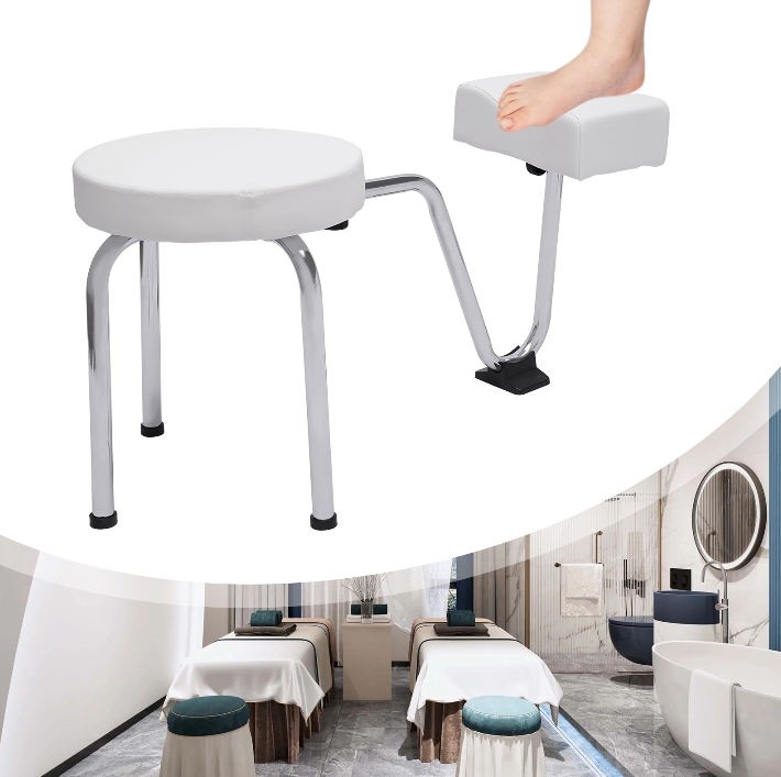 Pedicure Foot Rest Stool Chair Adjustable Leg Rest PVC Pad Pedicure Foot Rest Stand for Nail Tech Spa Beauty Salon Studio White Pedicure Foot Rest Stool Chair Adjustable Leg Rest PVC Pad Pedicure Foot Rest Stand for Nail Tech Spa Beauty Salon Studio White
