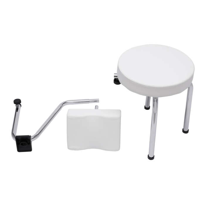 Pedicure Foot Rest Stool Chair Adjustable Leg Rest PVC Pad Pedicure Foot Rest Stand for Nail Tech Spa Beauty Salon Studio White Pedicure Foot Rest Stool Chair Adjustable Leg Rest PVC Pad Pedicure Foot Rest Stand for Nail Tech Spa Beauty Salon Studio White