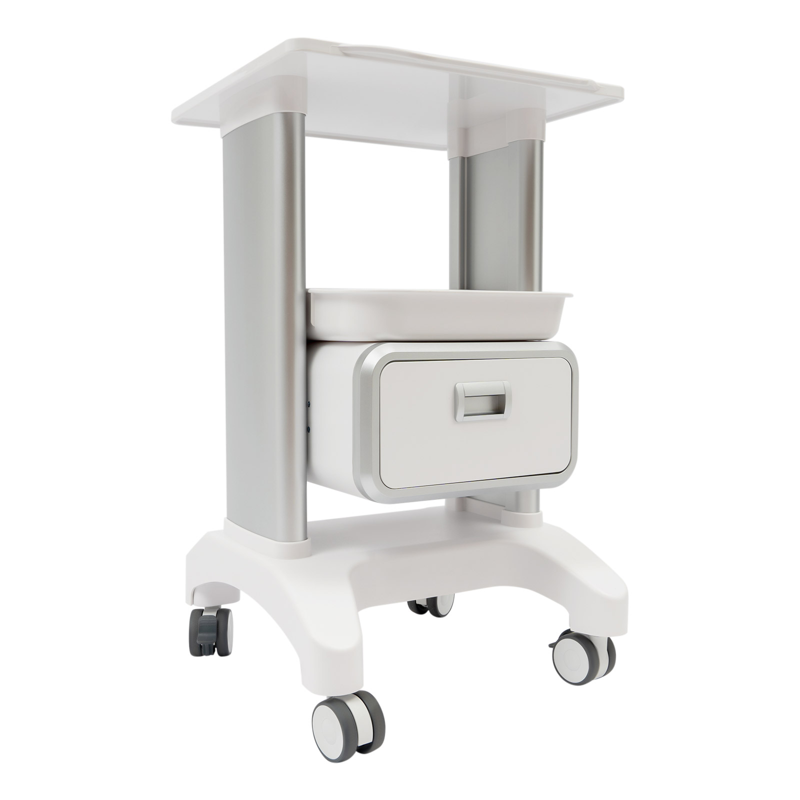 Medical Trolley with Wheels, Mobile Trolley for Cosmetic Instruments, Rolling Tool Trolley used in Hospitals, Beauty Salons Medical Trolley with Wheels, Mobile Trolley for Cosmetic Instruments, Rolling Tool Trolley used in Hospitals, Beauty Salons