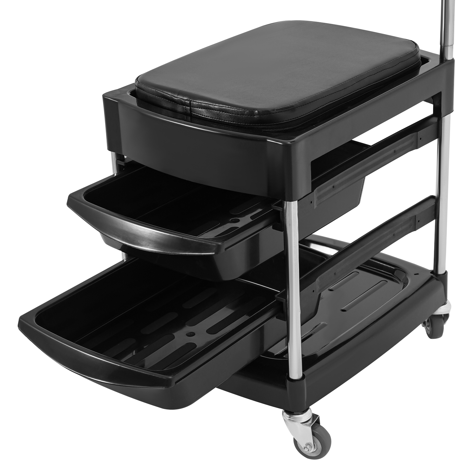 Hair Tool Tray Cart, Rolling Tray Cart, Mobile Storage Cart Hair Tool Tray Cart, Rolling Tray Cart, Mobile Storage Cart