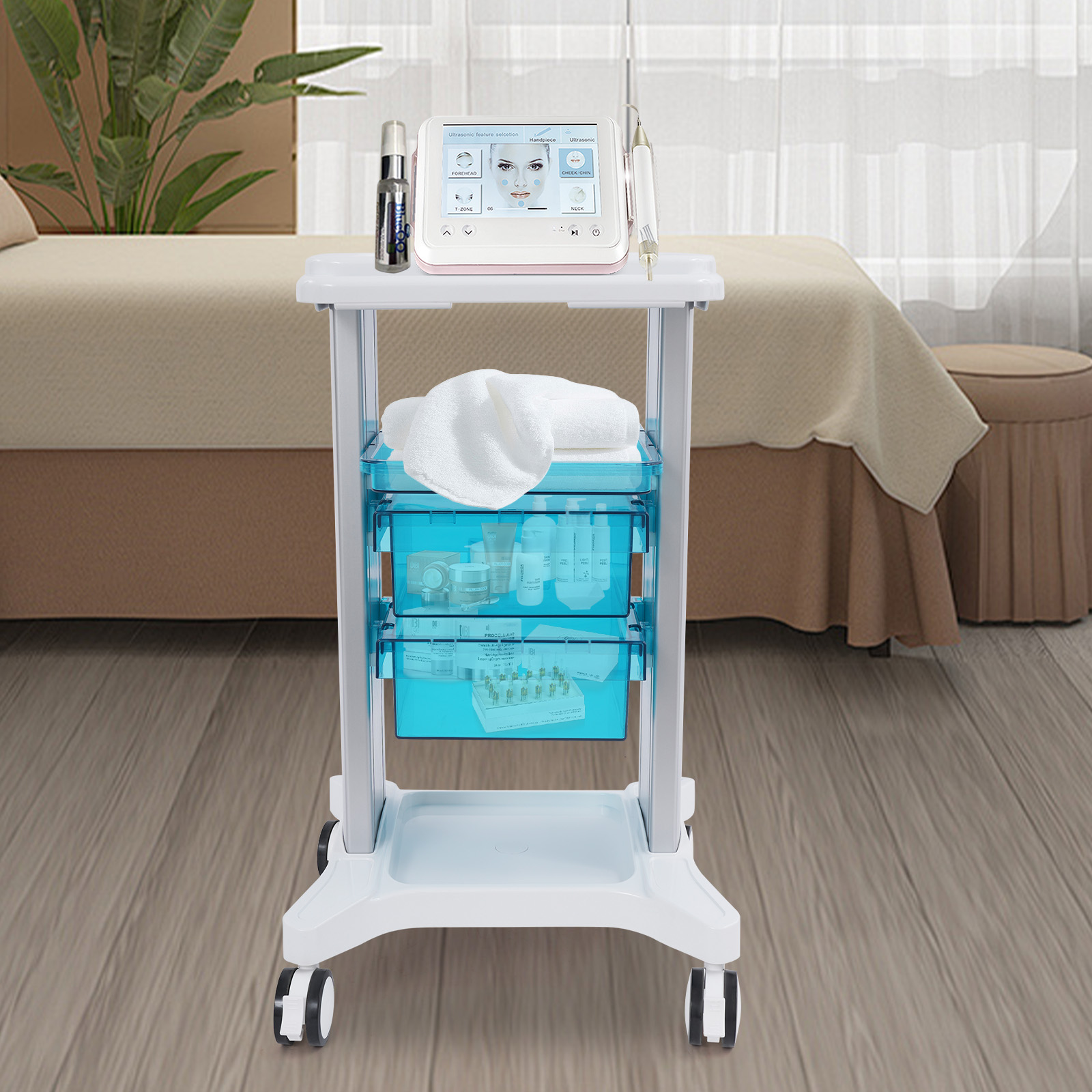 Medical Carts, Mobile Trolley Cart, Beauty Storage Cart for Healthcare Providers, Nurses, Private Households Medical Carts, Mobile Trolley Cart, Beauty Storage Cart for Healthcare Providers, Nurses, Private Households