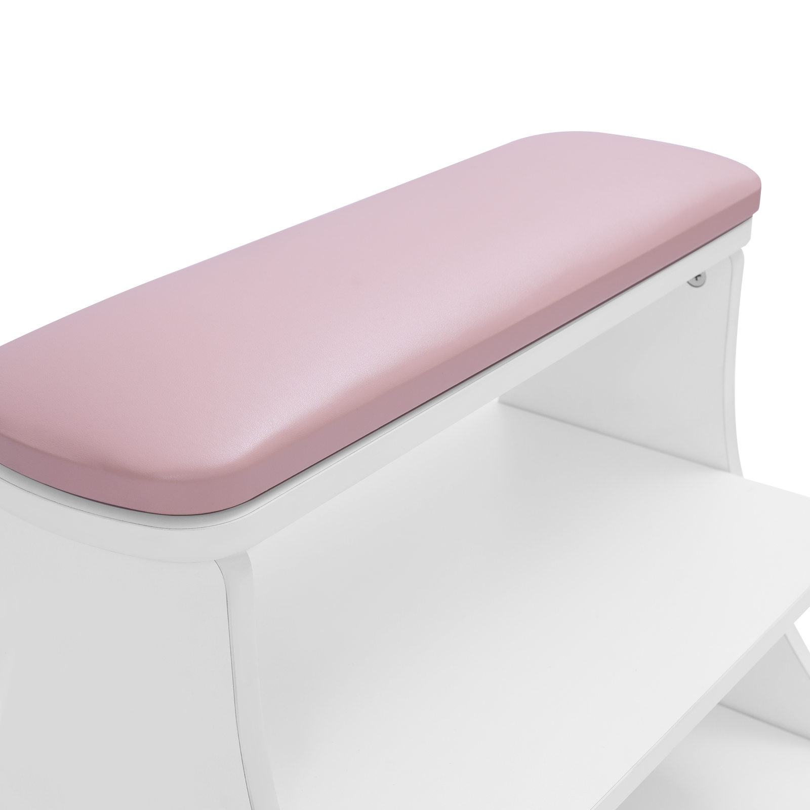 Portable Esthetician Trolley Cart, Salon Nail Foot Trolley Cart, Manicure Pedicure Cart - Pink