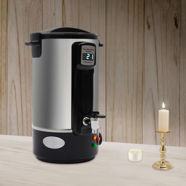 Wax Melter 12L Candle Making Wax Furnace Large Cast Wax Furnace DIY Candle Furnace Adjustable Temperature  86℉-212℉ LED Digital Display