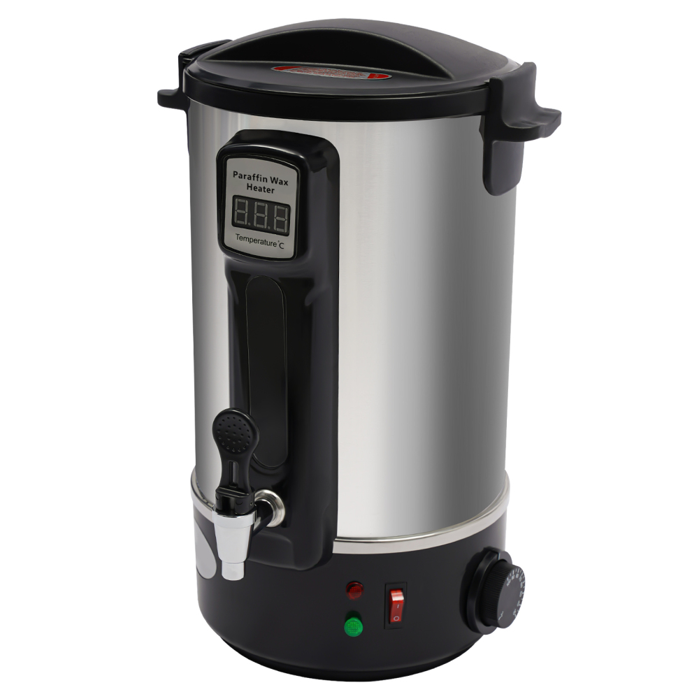 Wax Melter 12L Candle Making Wax Furnace Large Cast Wax Furnace DIY Candle Furnace Adjustable Temperature  86℉-212℉ LED Digital Display